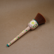 Yellow Floral Hand Painted Balero Brush Set