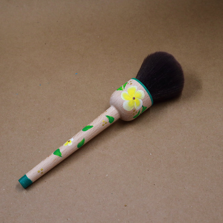 Yellow Floral Hand Painted Balero Brush Set