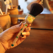 Yellow Floral Hand Painted Balero Brush Set