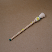 Yellow Floral Hand Painted Balero Brush Set