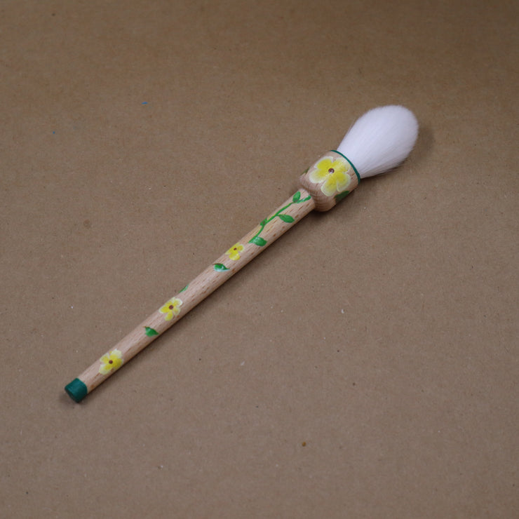Yellow Floral Hand Painted Balero Brush Set