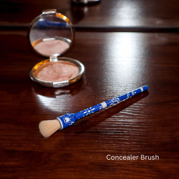 Talavera Inspired Hand Painted Brush Set