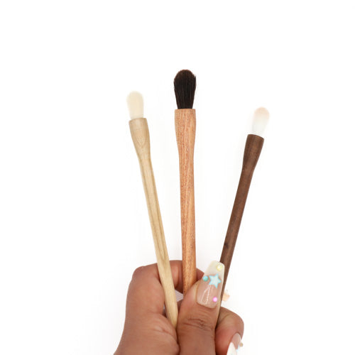 Recycled Wood Eyeshadow Brushes