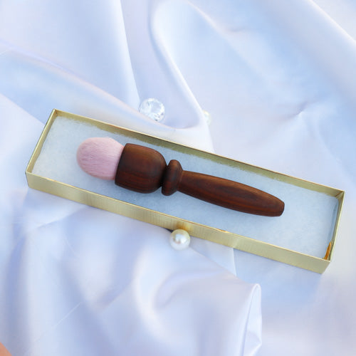 Handmade Wooden Blush Brush