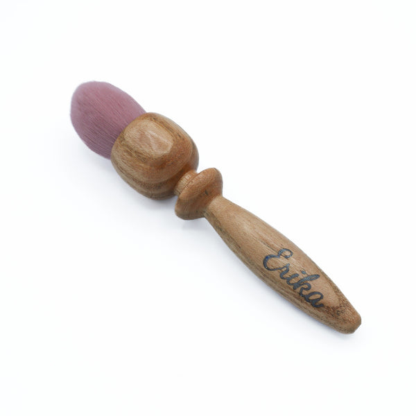 Custom Jade Crystal Engrave Balero Makeup Brush