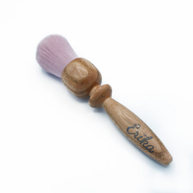 Custom Jade Crystal Engrave Balero Makeup Brush