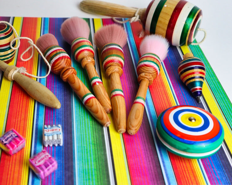 Mexican Flag Balero  - Face Brush Set